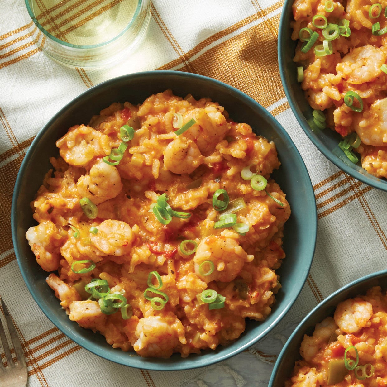 Recipe Shrimp Étouffée with Tomatoes & Arborio Rice Blue Apron