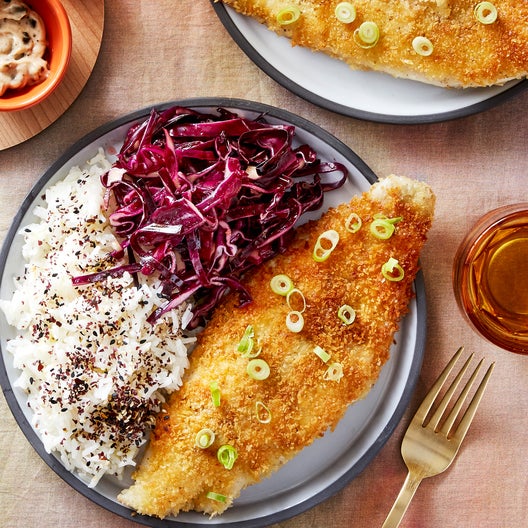 Recipe: Katsu-Style Catfish with Black Garlic Mayonnaise ...