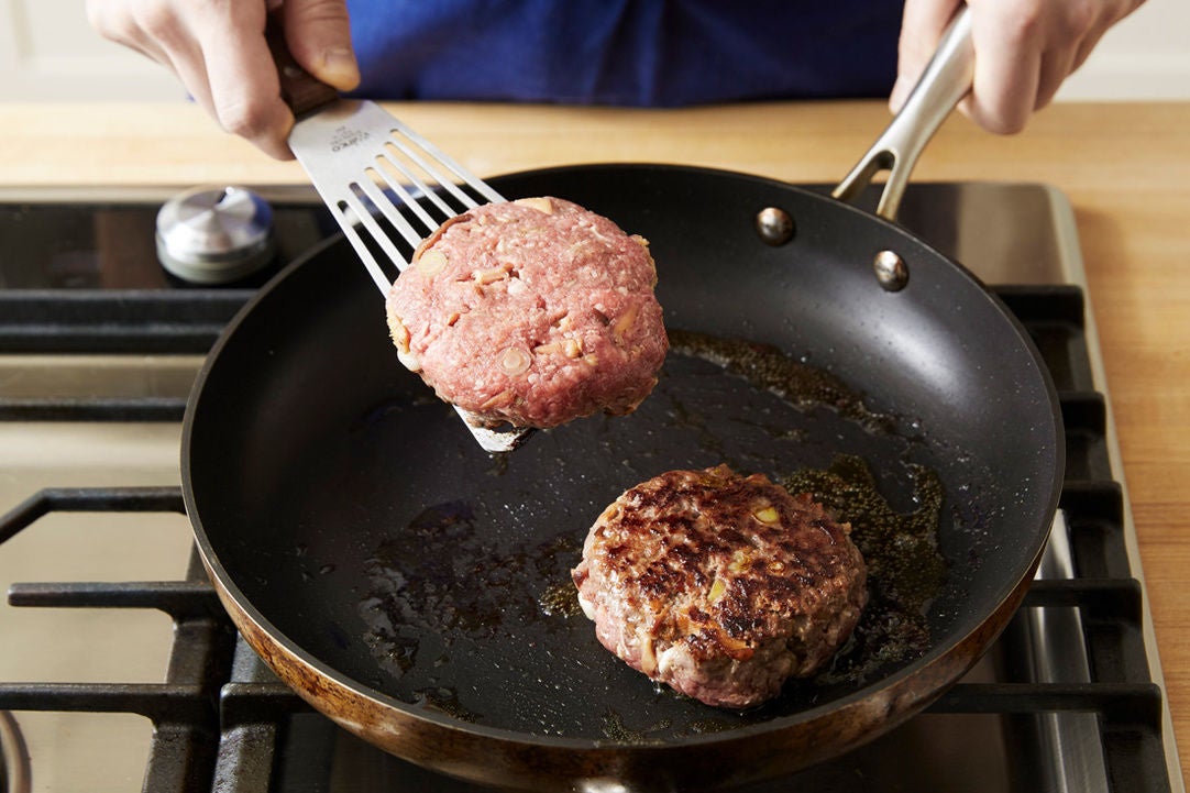 Recipe Shiitake Mushroom Burgers with Miso Mayonnaise & Roasted Sweet