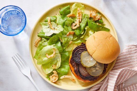 Beef Burgers & Tomato Chutney Mayo with Butter Lettuce & Sweet Chili Dressing-image