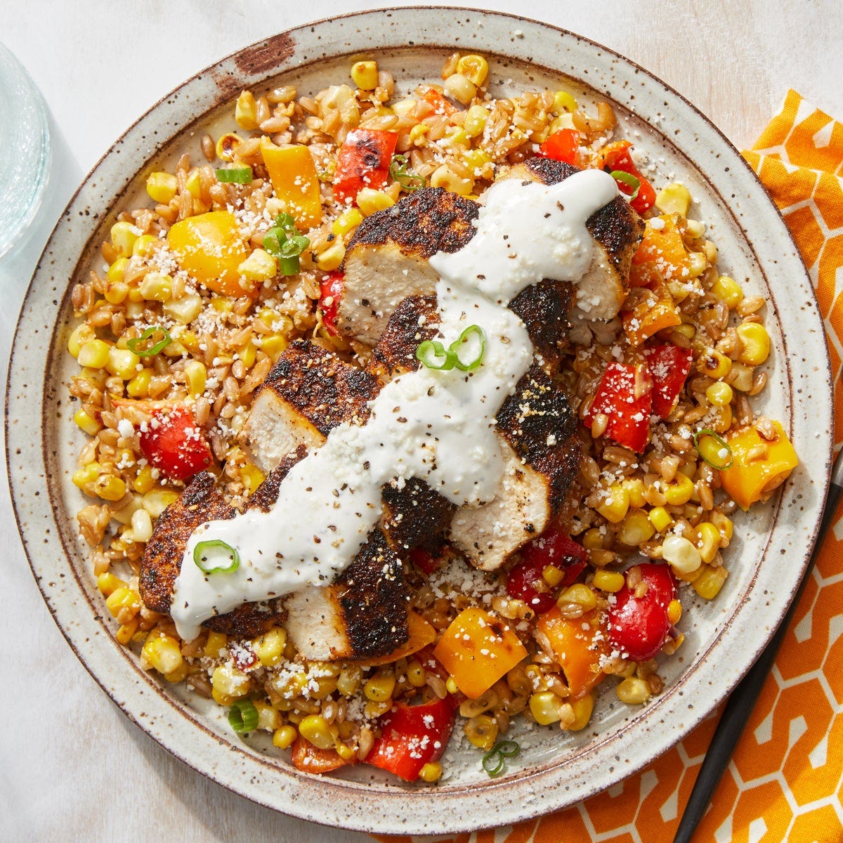 Recipe MexicanSpiced Chicken & Lime Sour Cream with EsquitesStyle