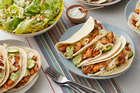 Recipe: Spiced Cod Tacos with Mashed Avocado & Butter ...