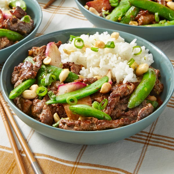 Recipe: Beef Teriyaki Stir-Fry with Sugar Snap Peas & Lime ...