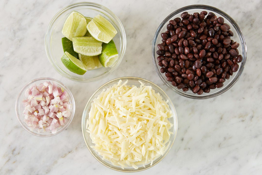 Recipe Black Bean & Quinoa Enchiladas with Poblano & Tomatillo Salsa