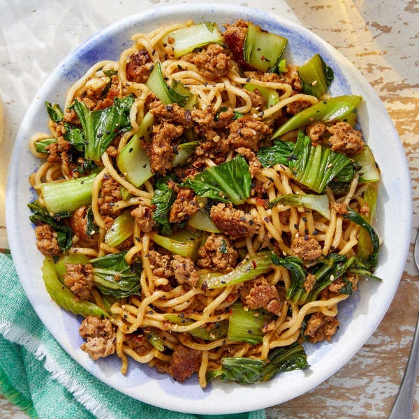 Get Wallpaper Recipe Pork Lo Mein With Vegetables Sesame Seeds Blue Apron For iPhone