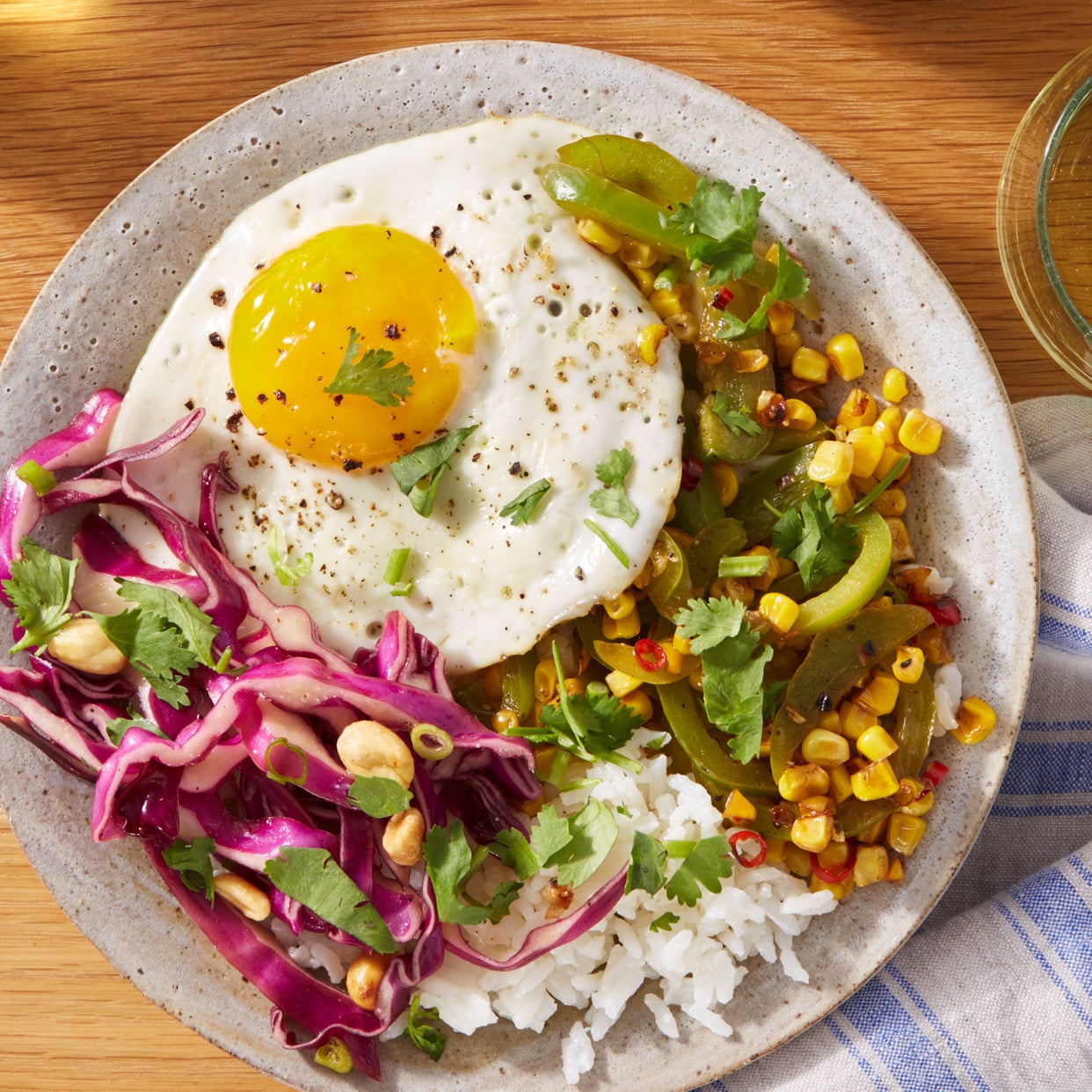 Recipe Coconut Rice Bowls & Sunny SideUp Eggs with Corn & Islander