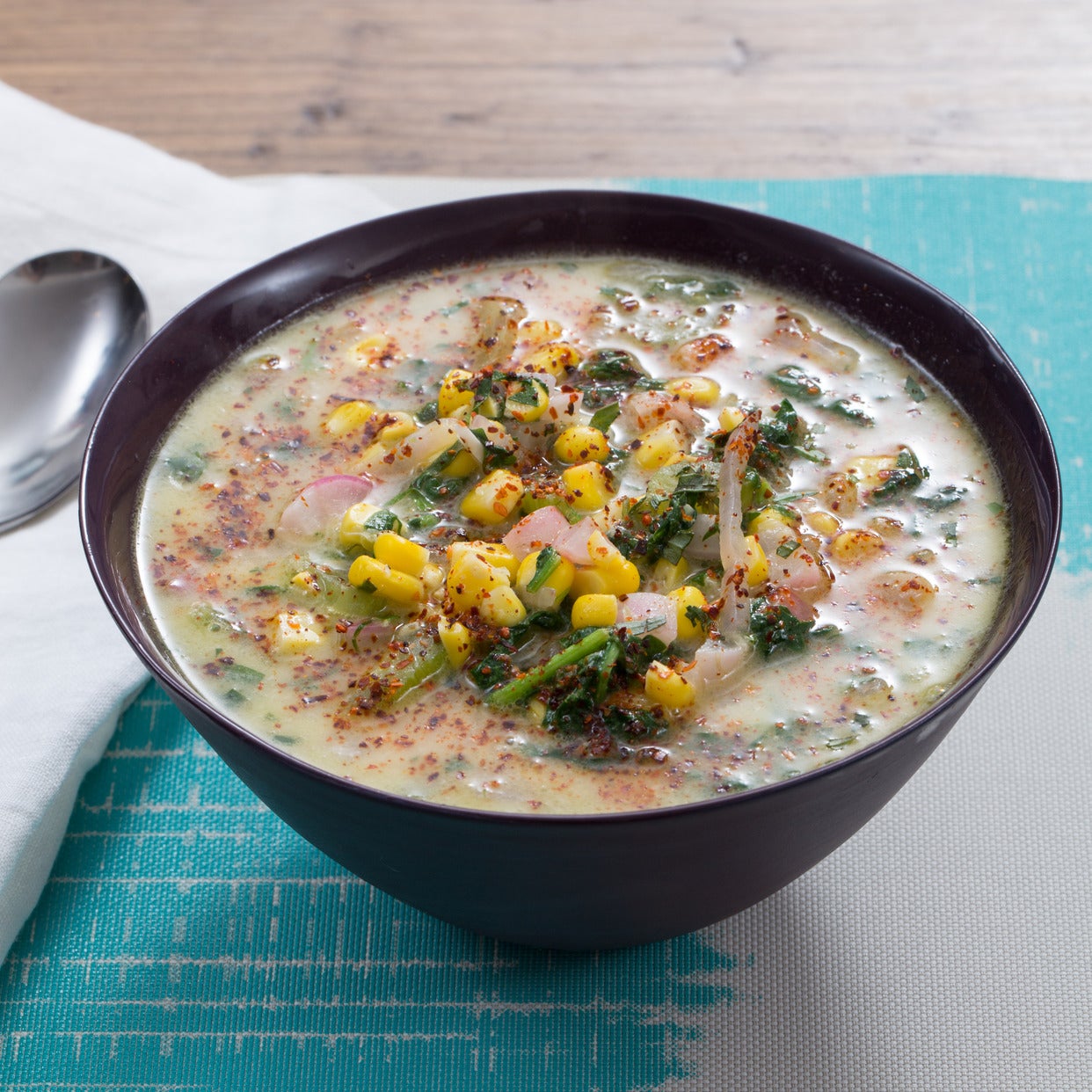 Recipe Summer Corn & Vegetable Chowder Blue Apron