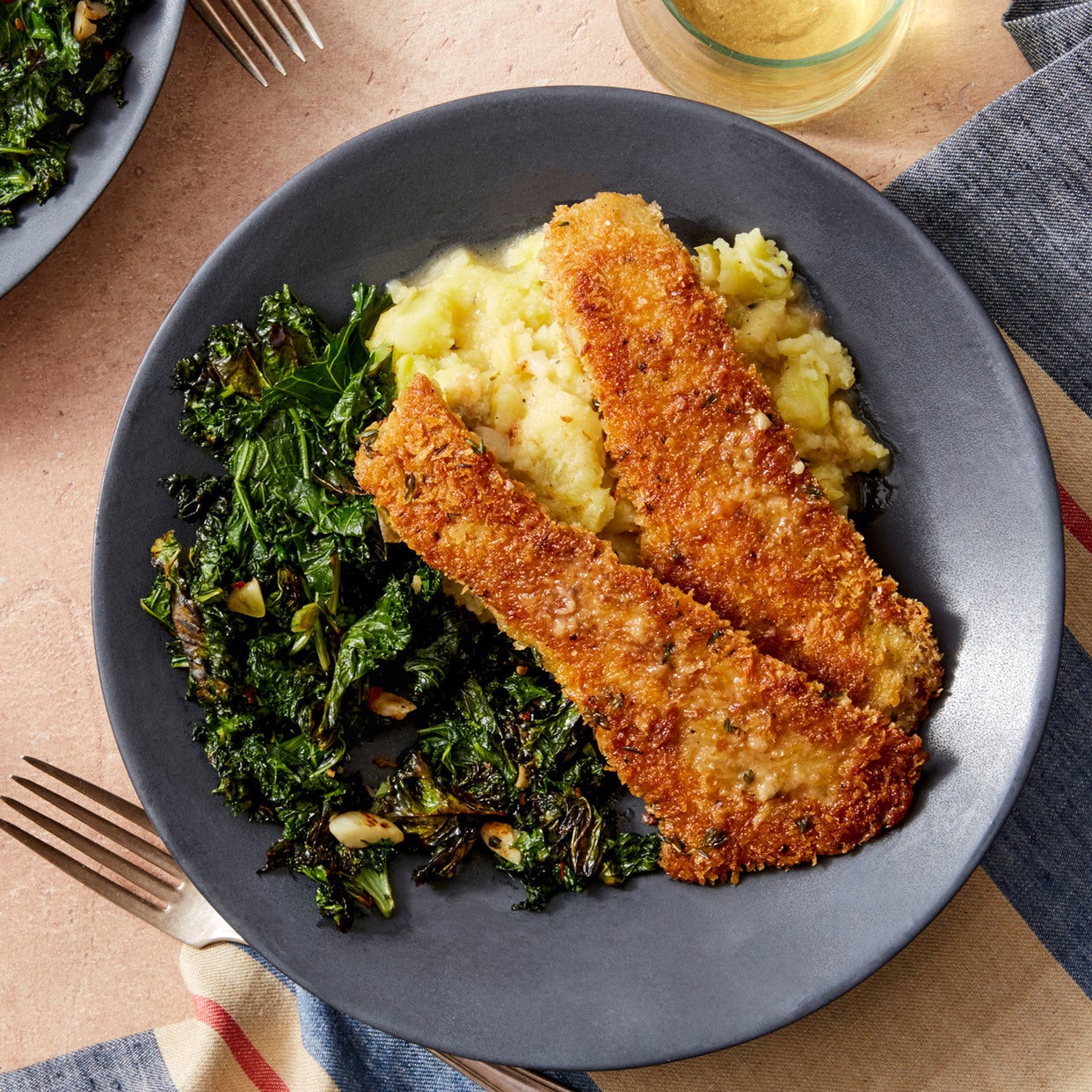 Recipe Herb Crusted Rockfish Butter Pan Sauce With Garlic Saut ed 