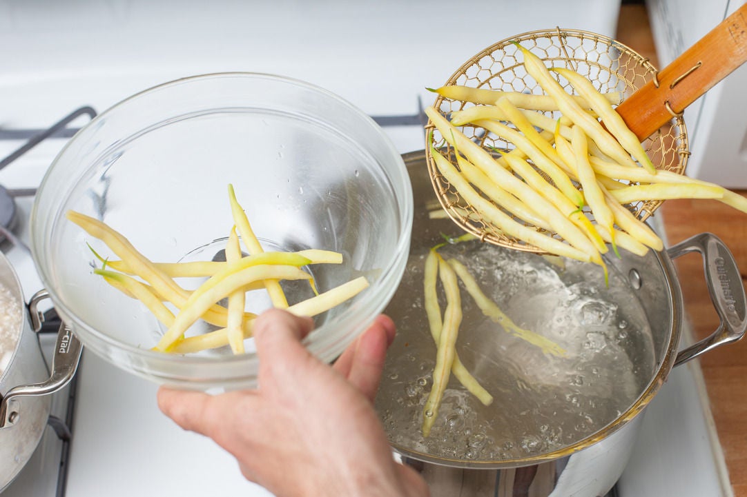 Recipe BarleyWax Bean Salad with Golden Beets & Heirloom Cucumbers