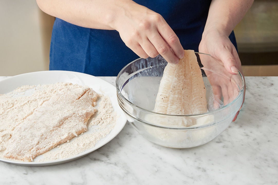 Recipe Crispy Buttermilk Catfish with Roasted Delicata Squash Blue Apron