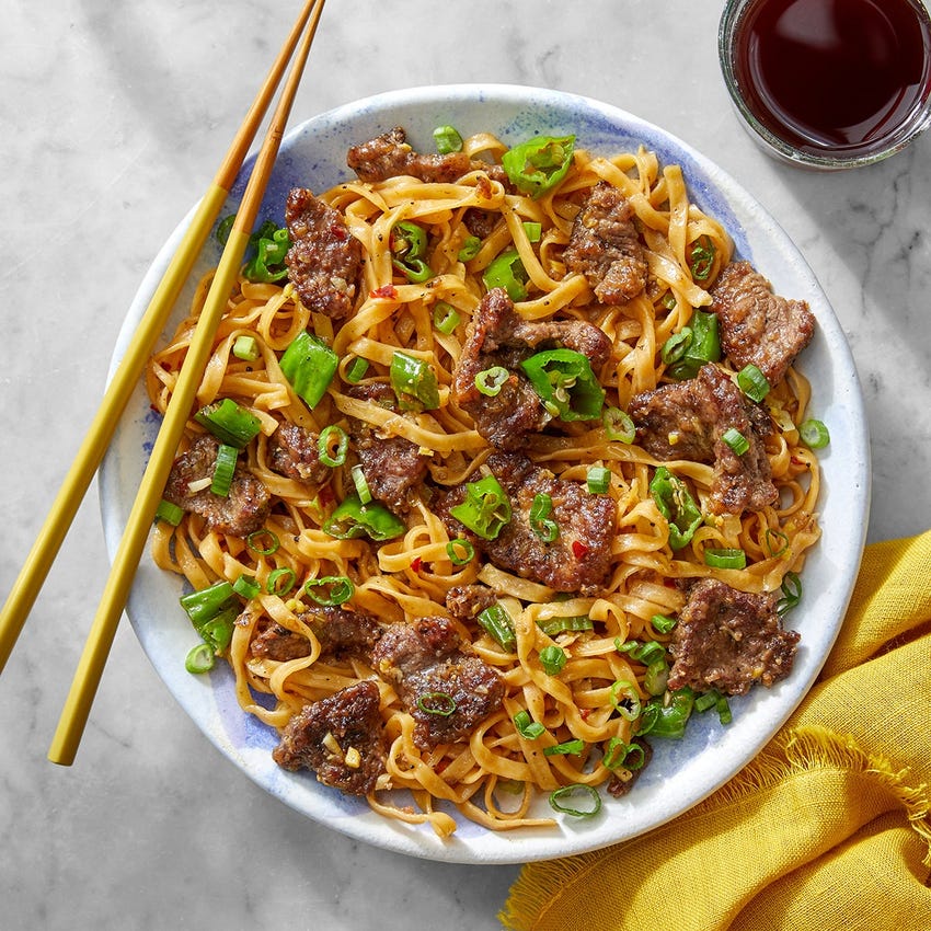 Recipe Mongolian Beef Noodles With Shishito Peppers Scallions Blue Apron While the majority of these small green peppers are mild, about one in 10 is spicy enough to. mongolian beef noodles with shishito peppers scallions
