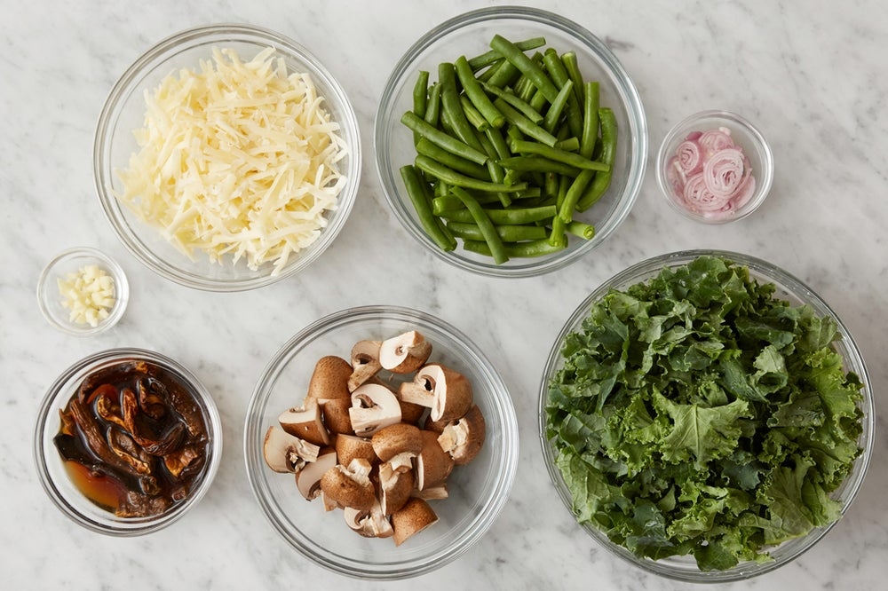 Recipe: Cheesy Egg Noodles with Mushrooms & Crispy Onions - Blue Apron