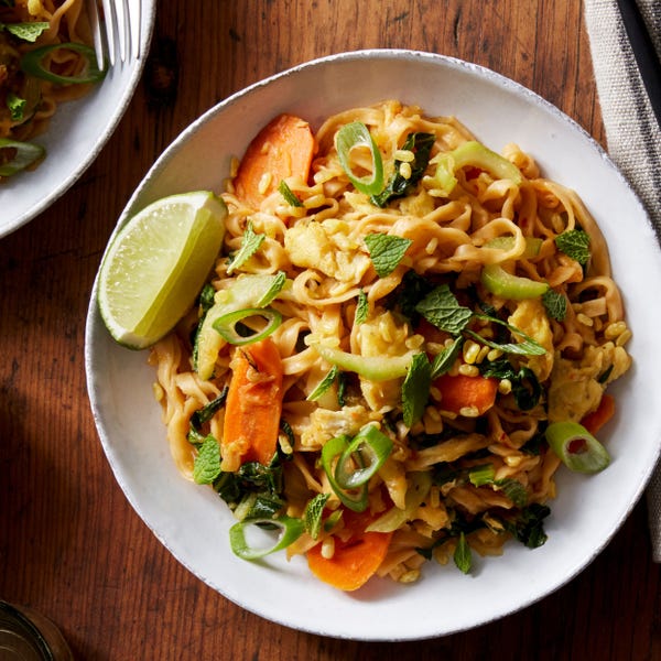 Recipe Vegetable Pad Thai with Spaghetti Squash &amp; Bok Choy Blue Apron
