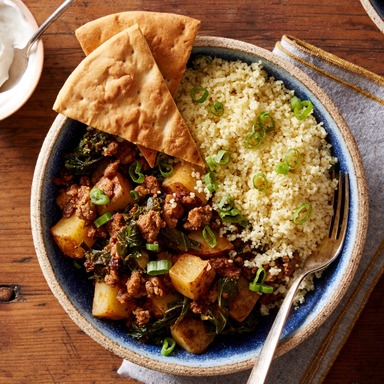 Recipe Spiced Lamb & Beef Tagine with Couscous & Pita Chips Blue Apron