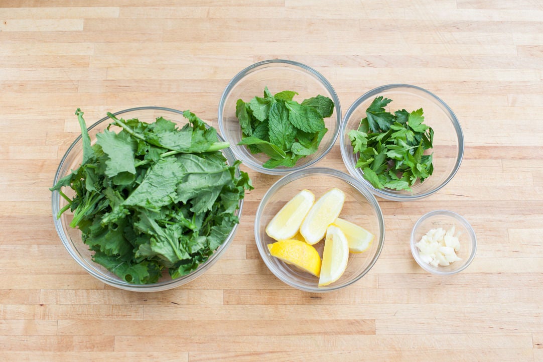 Recipe Broccoli Rabe & Cavatelli Pasta with Harissa & Yogurt Blue Apron