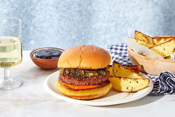 Gochujang Beyond Burger™ with Scallion Jam & Roasted Potatoes-image
