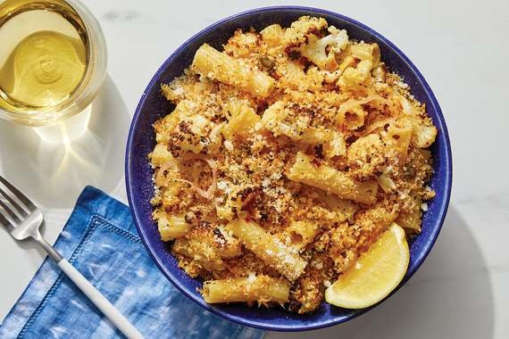Roasted Cauliflower & Lemon Pasta with Garlic Breadcrumbs-image