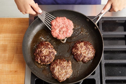 Cook the patties