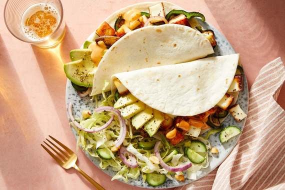 Paneer Tacos with Avocado & Chipotle Sour Cream-image