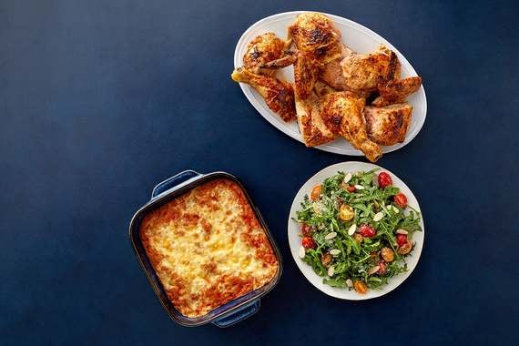 Pasture-Raised Chicken & Honey-Sherry Glaze with Fontina & Pepper Spoonbread-image