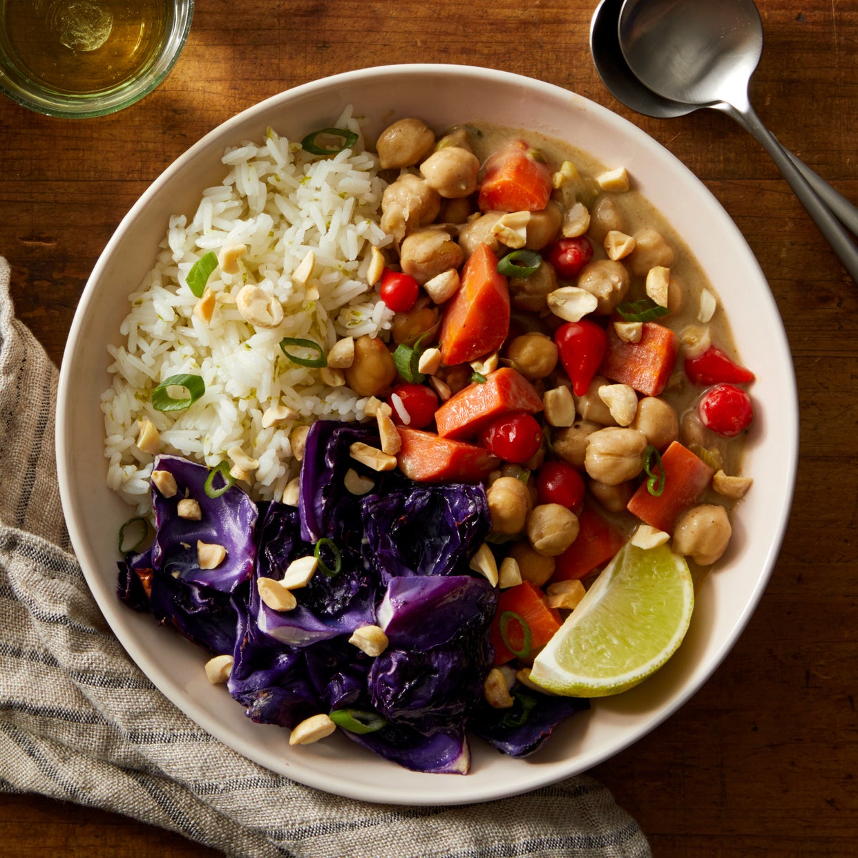 Recipe Caribbean Chickpea Curry with Roasted Cabbage & Rice Blue Apron