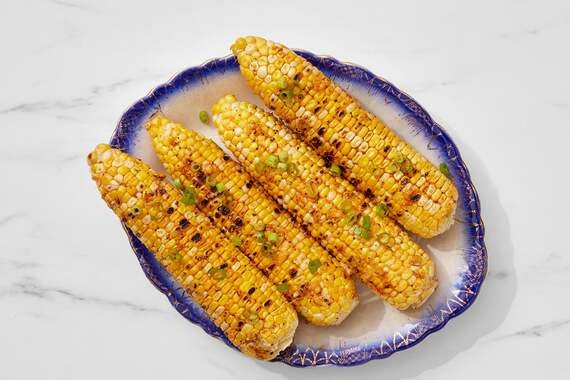 Grilled Corn on the Cob with Togarashi-Ginger Butter-image