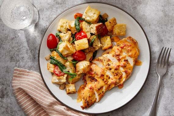 Hot Honey Chicken with Rosemary & Cipolline Onion Panzanella-image