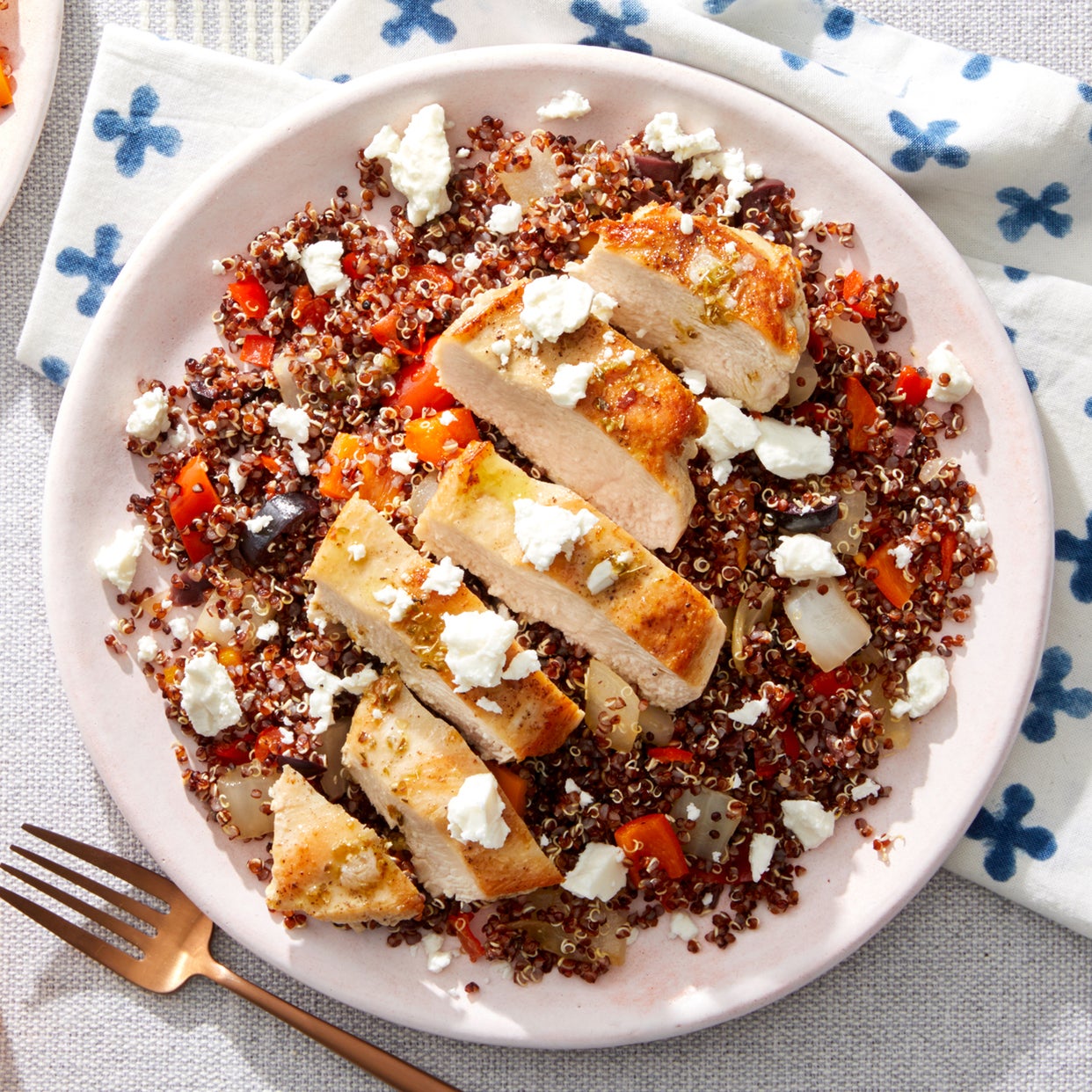 Greek Chicken & Quinoa Salad