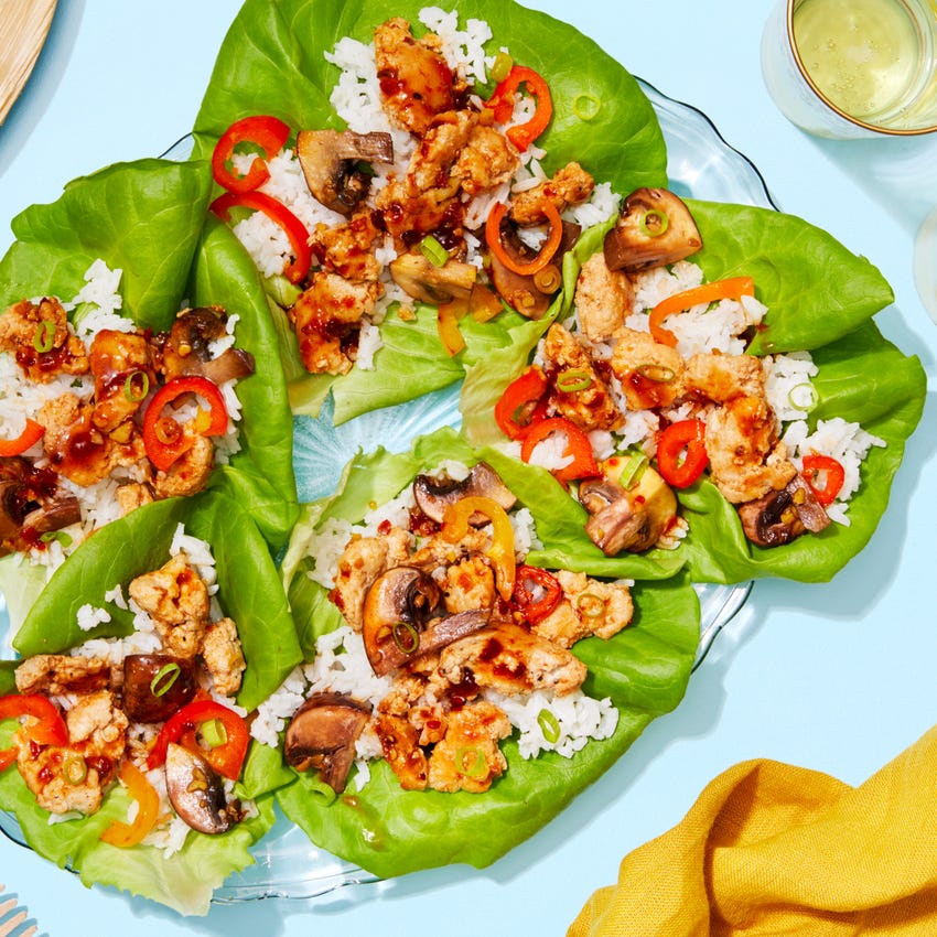 Recipe: Chrissy Teigen's Sweet & Spicy Chicken Lettuce ...