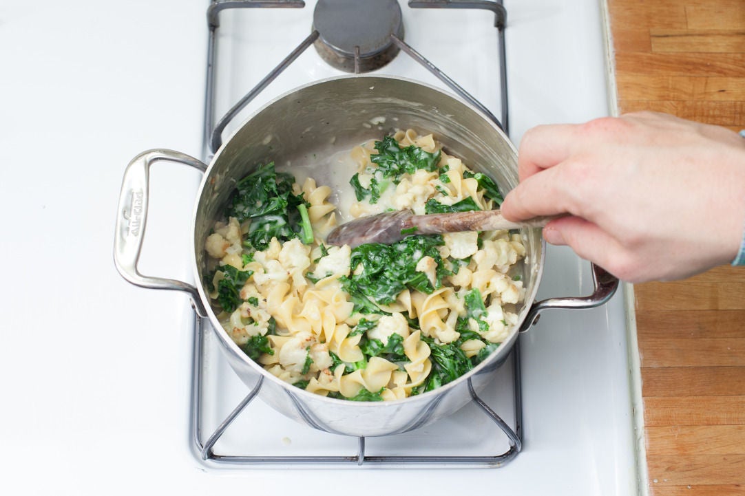 Recipe Creamy Kale & Cauliflower Casserole with HorseradishSpiced
