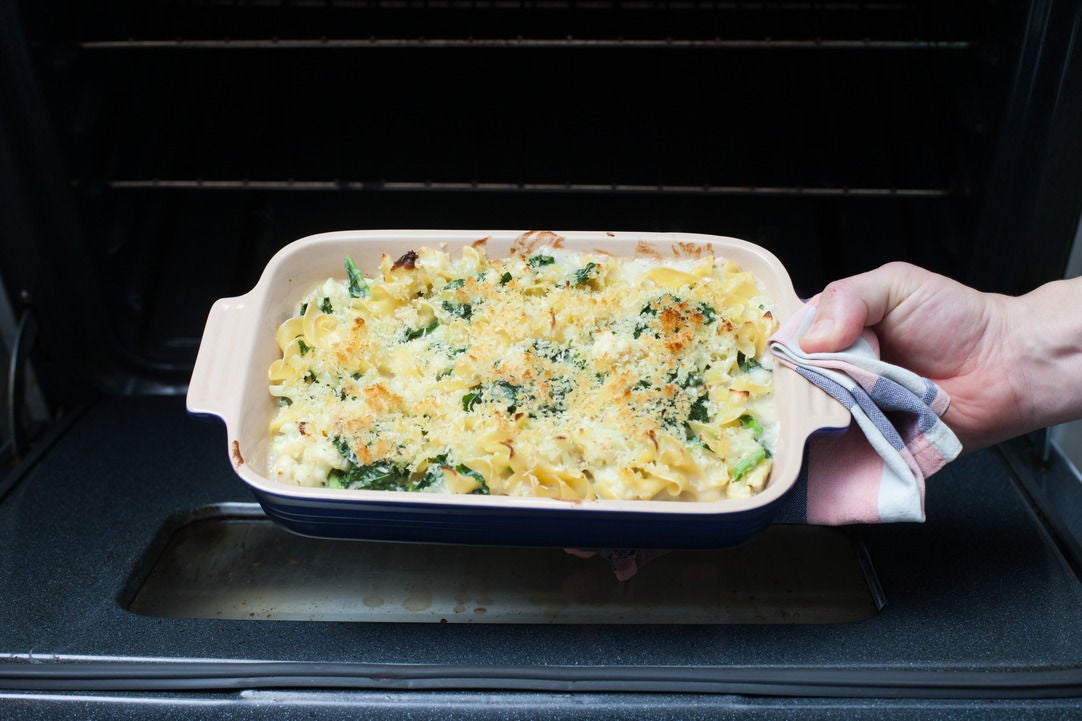 Recipe Creamy Kale & Cauliflower Casserole with HorseradishSpiced