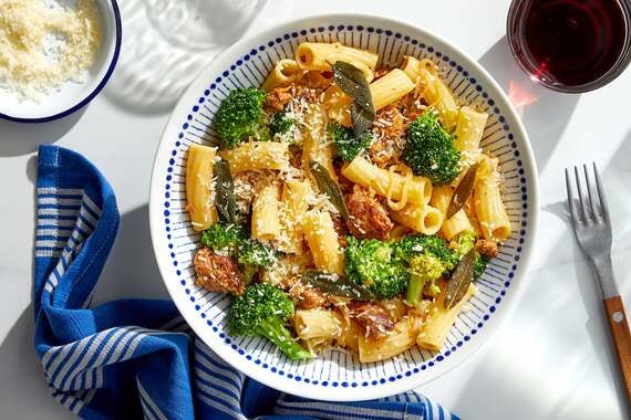 Italian Pork Sausage & Broccoli Pasta with Fried Sage-image