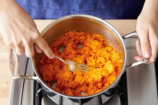 masterchef seared steaks & cheesy mashed sweet potatoes