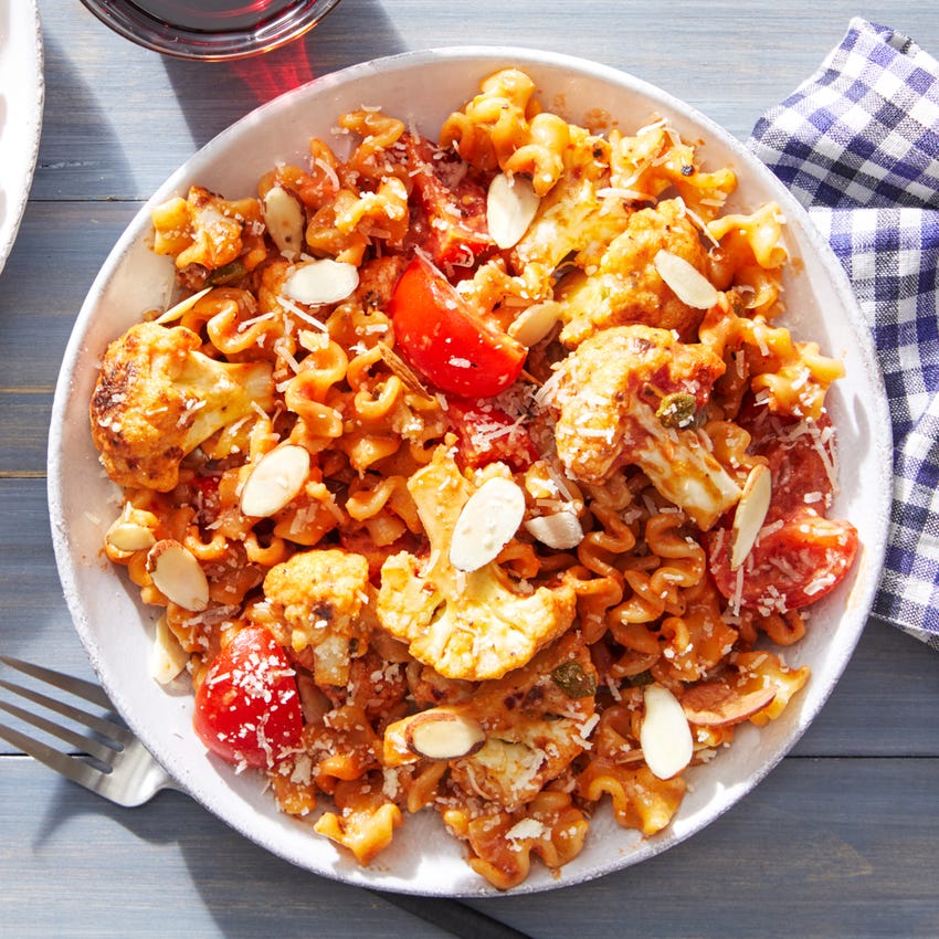 Recipe Sicilian Style Pasta & Cauliflower with Grana Padano Cheese