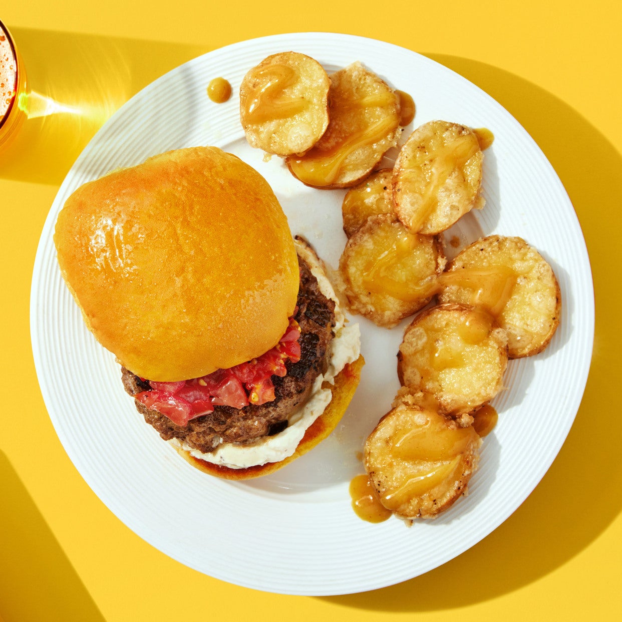 Recipe Bob's Burgers Cheeseburgers with Caramelized Shallot “The Absentee Shallot Burger