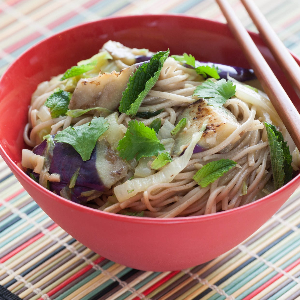 Recipe Japanese Eggplant & Soba Noodles with Taiwanese Bok Choy Blue Apron