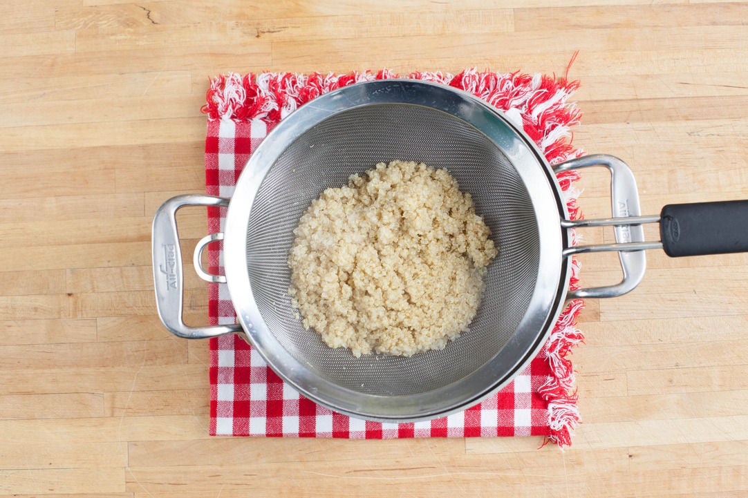 Recipe PanSeared Chicken with Dried Cherry & Pistachio Quinoa Blue