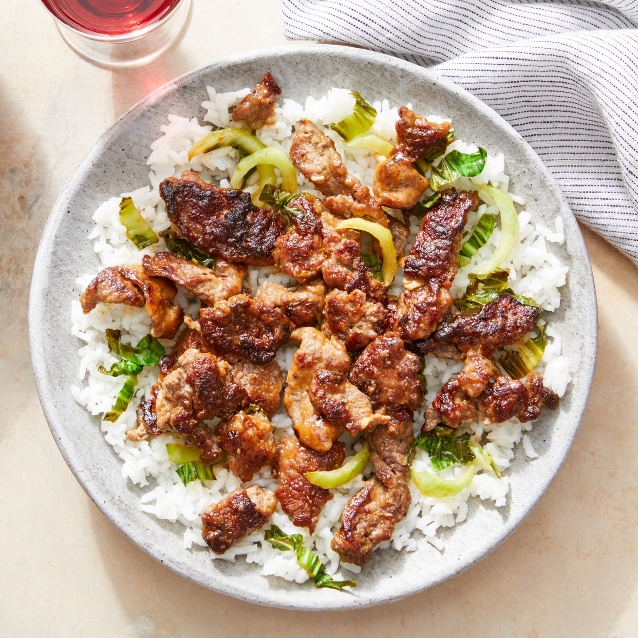 Recipe Orange Beef & Bok Choy over Jasmine Rice Blue Apron