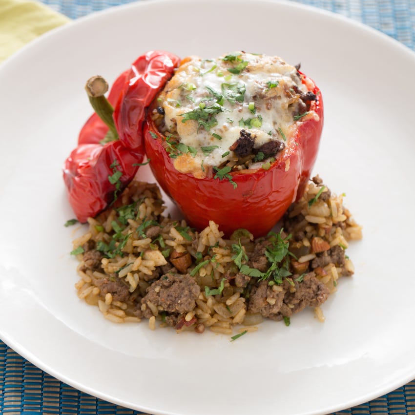 Recipe SouthwesternStyle BeefStuffed Peppers with Chipotle Pepper