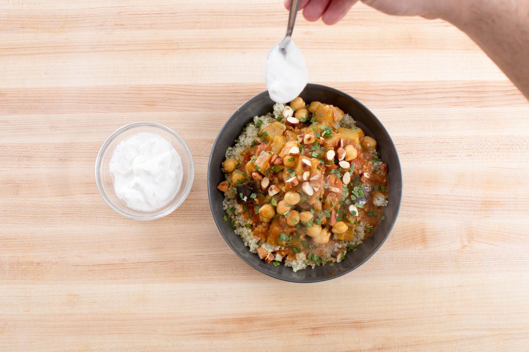 Recipe North African Eggplant Tagine with Whole Wheat Couscous