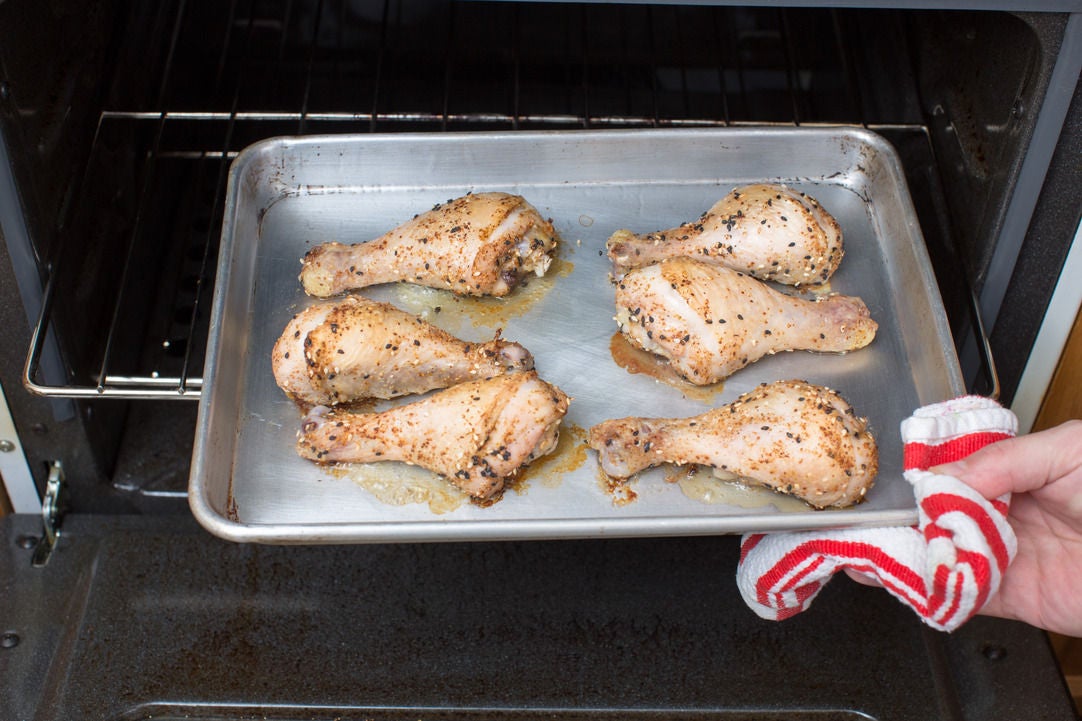 Recipe Yuzu KoshoGlazed Chicken Drumsticks with Shiitake Mushrooms