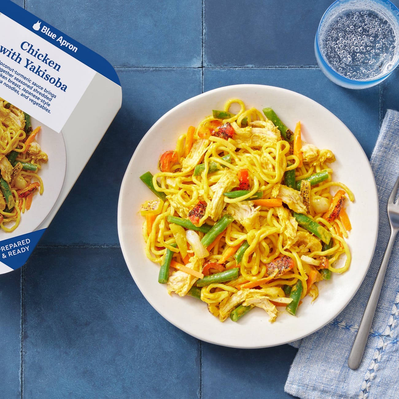 Recipe Chicken & Yakisoba with Green Beans & Carrots Blue Apron