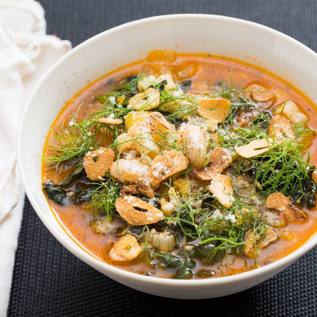 Recipe Pasta e Fagioli with Cannelini Beans & Tuscan Kale Blue Apron