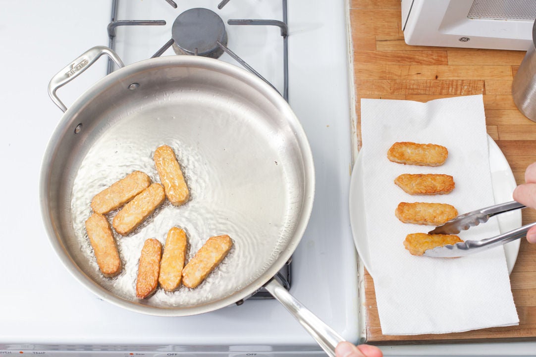 Recipe Udon Noodle Soup with Chinese Broccoli & Seared Tempeh Blue Apron