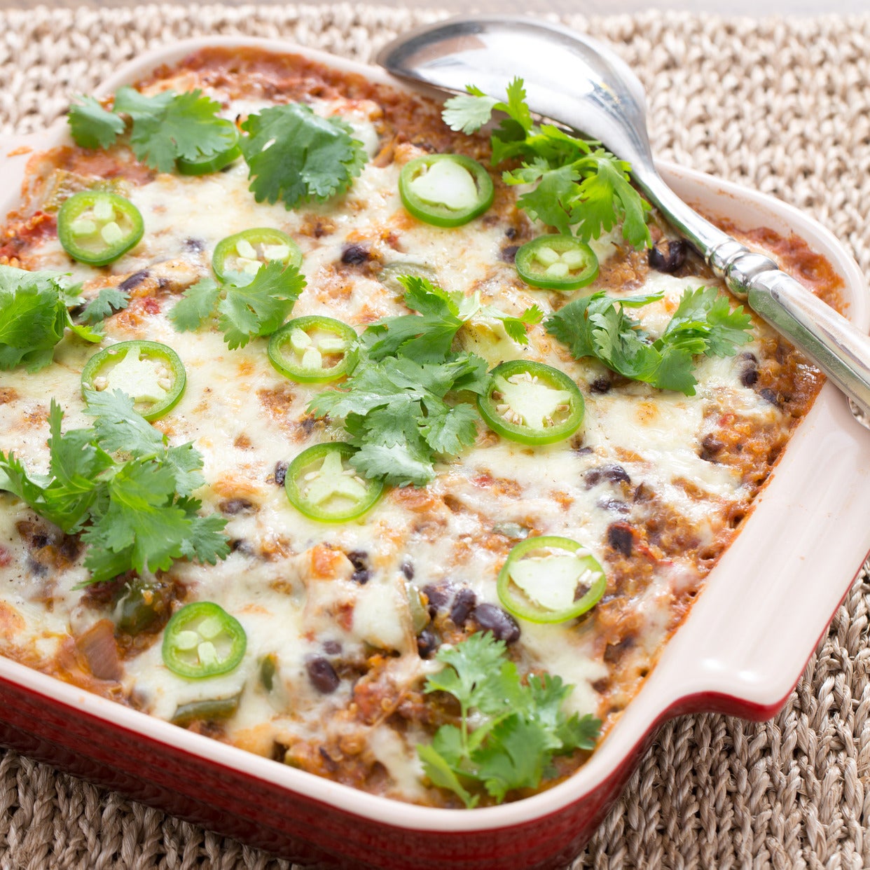 Recipe: Mexican-Style "Rice" & Beef Casserole with Black Beans