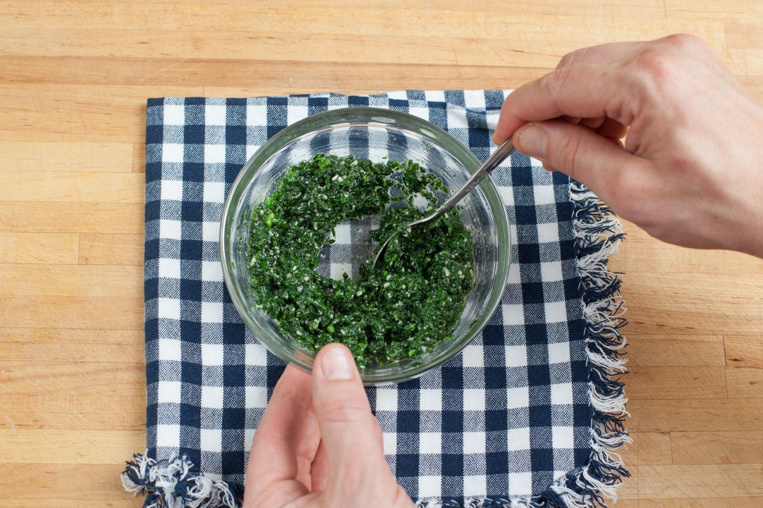 Recipe Farro Risotto with SpinachBasil Pesto & Sweet Potato Blue Apron