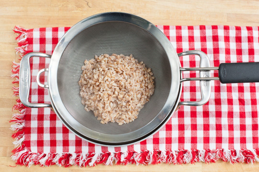 Recipe Sweet Miso Cod with Snap Peas, Farro & Lime Beurre Blanc Blue